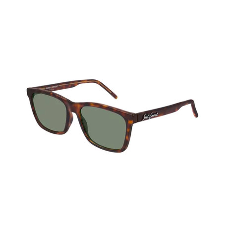 Unisex Logo Square Sunglasses // Brown