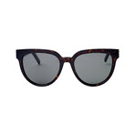 Unisex Round Sunglasses // Havana Brown I