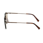 Men's EZ0097 Sunglasses // Matte Light Bronze + Green Mirror
