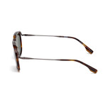 Men's EZ0107 Sunglasses // Dark Havana + Green