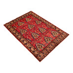 Authentic Turkish Red Print Rug // 6'6" x 9'0"