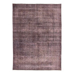 Color Transition Burgundy Rug // 9'7" x 13'0"