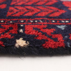 Authentic Turkish Red + Navy Rug // 2'11" x 11'1"