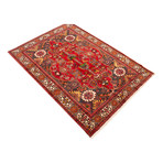 Authentic Turkish Red Symmetry Rug // 7'5" x 10'6"