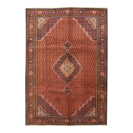 Authentic Turkish Red All Over Pattern Rug // 6'6" x 9'5"