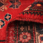 Authentic Turkish Red Print Rug // 6'6" x 9'0"