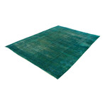 Color Transition Teal Rug // 9'8" x 13'2"