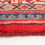 Authentic Turkish Bright Red Rug // 4'1" x 7'0"