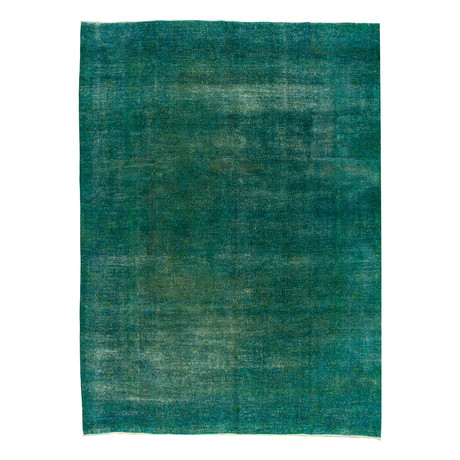 Color Transition Teal Rug // 9'8" x 13'2"