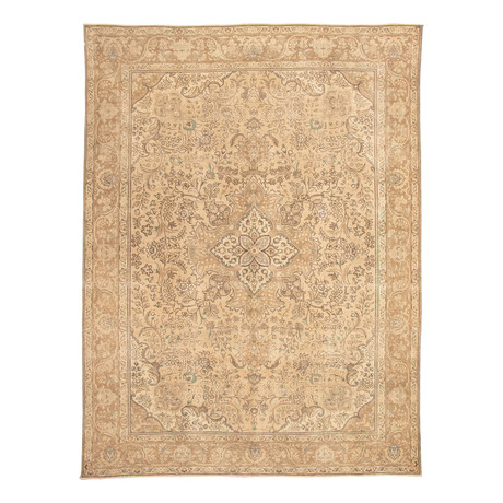 Antalya Vintage Dark Beige Rug // 9'8" x 12'7"