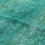 Color Transition Teal Rug // 9'8" x 13'2"