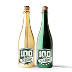 Green Bay Packers 100 Seasons Bubbly // Set of 2