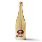 49ers Commemorative Gold Bubbly // Set of 2