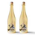 Saints 10th Anniversary Helmet Gold Bubbly  // Set of 2