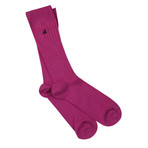 Luxury Super Soft Bamboo Socks // Pack of 3 // Pink + Yellow