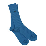 Luxury Super Soft Bamboo Socks // Pack of 3 // Blue