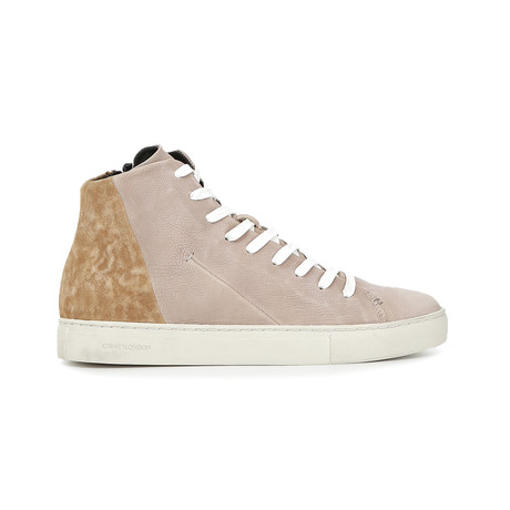 Caleb High Top Sneakers // Beige (Euro: 39)