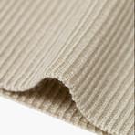 Woolen V-Neck Sweater // Stone (3XL)