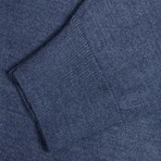 Woolen Polo Sweater // Blue (XL)