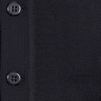 Woolen Vest // Black (3XL)