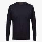 Woolen Crewneck Sweater // Black (L)