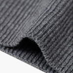 Woolen V-Neck Sweater // Light Gray (L)