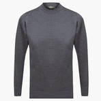 Woolen Crewneck Sweater // Gray (2XL)