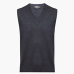 Woolen Sweater Vest // Anthracite (L)