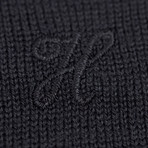 Woolen Vest // Black (XL)