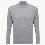 Woolen Light Mock Neck Sweater // Light (XL)