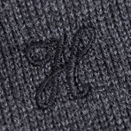 Woolen Crewneck Sweater // Anthracite (3XL)