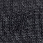 Woolen Sweater Vest // Anthracite (3XL)