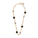 Mimi Milano 18k Rose Gold Multi-Stone Necklace II