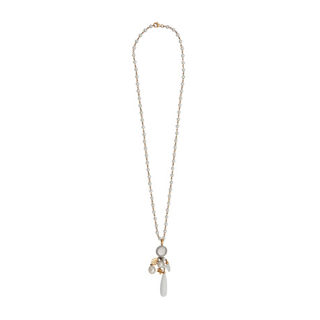 Mimi Milano 18k Rose Gold Multi-Stone Necklace II