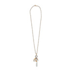 Mimi Milano 18k Rose Gold Multi-Stone Necklace II