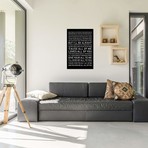 All Of Me Black Back // Pixy Paper (12"W x 18"H x 0.75"D)