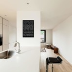 Say You Wont Let Go Black Back // Pixy Paper (12"W x 18"H x 0.75"D)