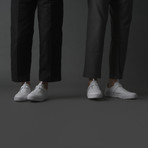 Low Top Velcro Sneaker // Heron (US: 4.5)