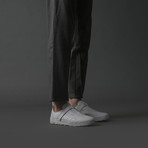 Low Top Velcro Sneaker // Heron (US: 4.5)
