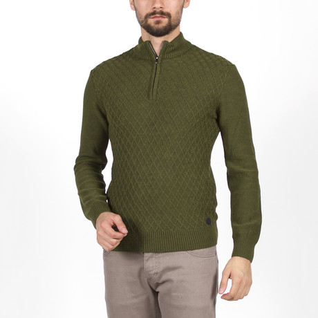 Carlo Tricot Sweater // Green (S)