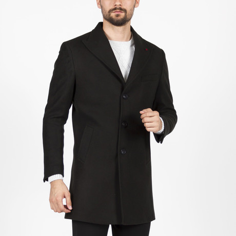 Everett Wool Coat // Black (Euro: 46)