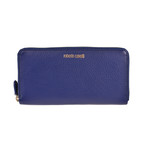 Roberto Cavalli // Zip-Around Wallet // Blue