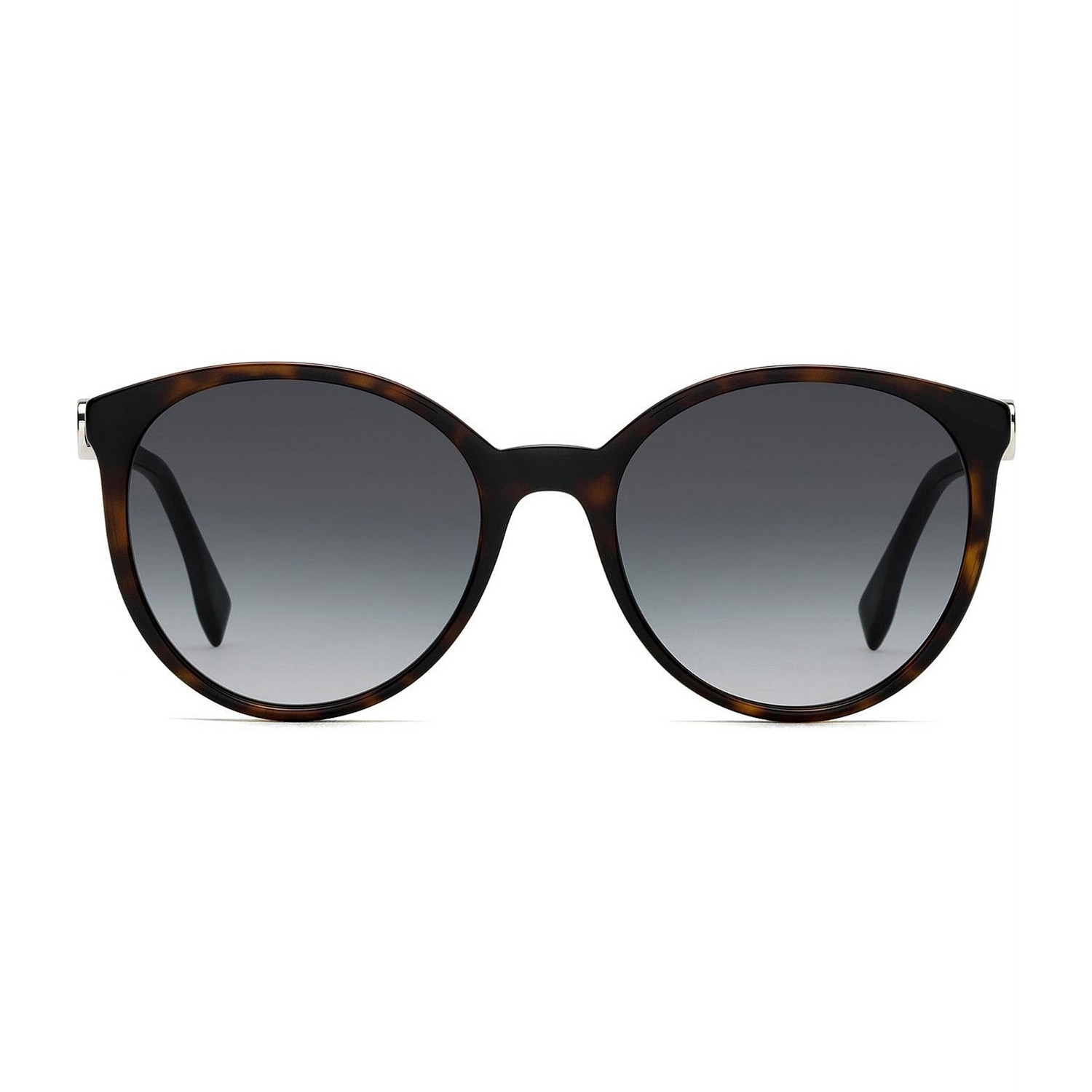 Fendi Womens Sunglasses Dark Havana Dark Gray Gradient Womens Designer Sunglasses 