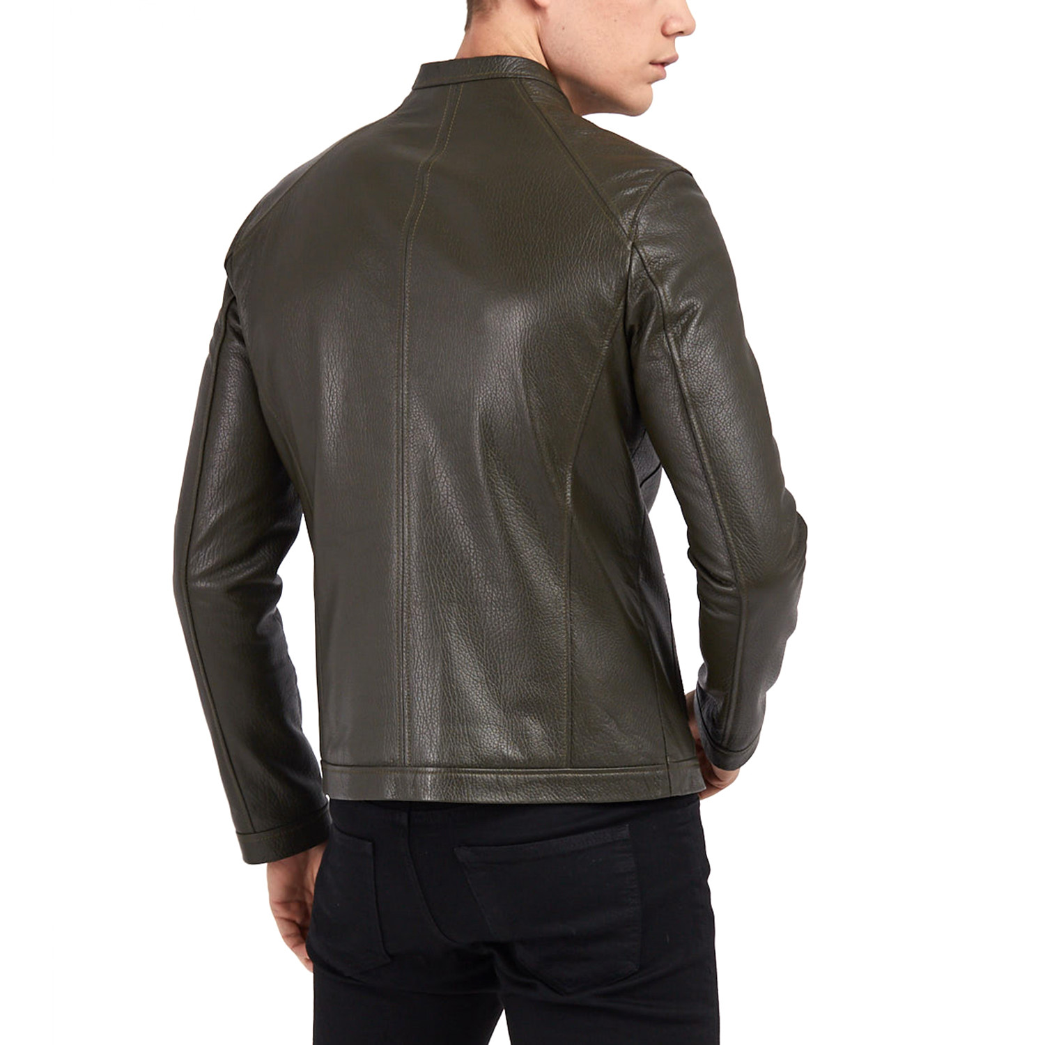 Joel Blouson Leather Jacket // Khaki (L) - Ruck & Maul // Markawell ...