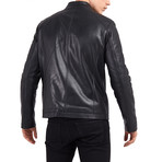 Joel Blouson Leather Jacket // Black (S)