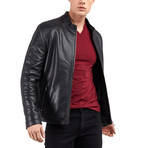 Joel Blouson Leather Jacket // Black (S)