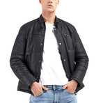 George Leather Jacket // Black (2XL)