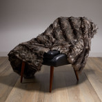 Brandy Fox Throw // Charcoal