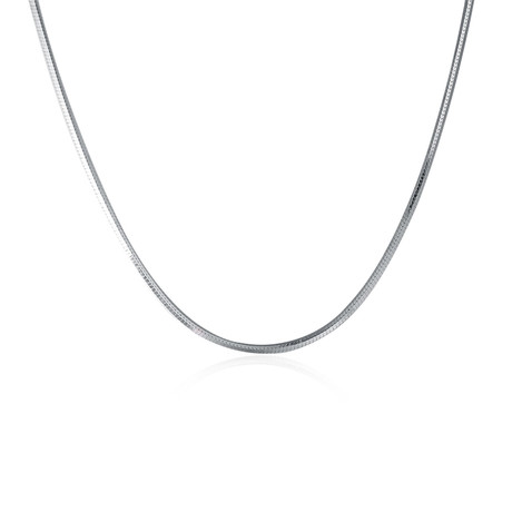 Sterling Silver Classic Italian Snake Chain Necklace