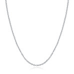 Sterling Silver Classic Link Chain Necklace (16")